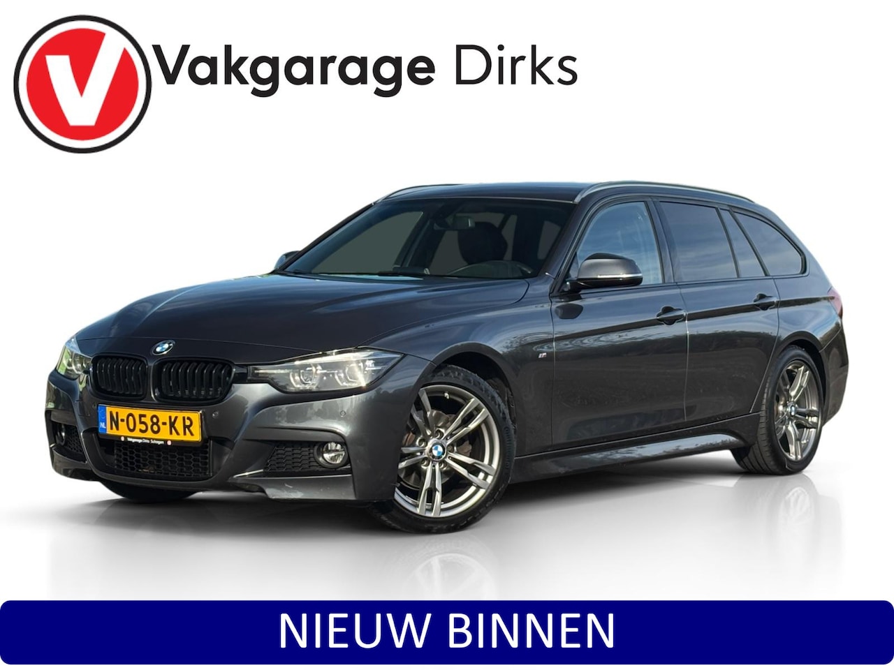 BMW 3-serie Touring - 320i M-Sport ✅ Leder ✅ LED ✅ Trekhaak - AutoWereld.nl