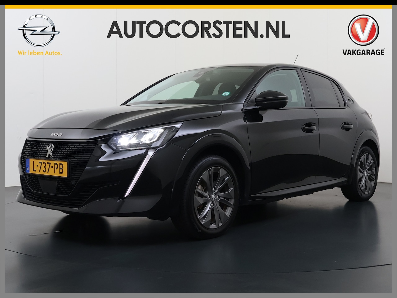 Peugeot e-208 - EV Allure Pack 50kWh Stoelverwarming 3D-Navi 360°Camera Ecc Bluetooth Apple Carplay Androi - AutoWereld.nl