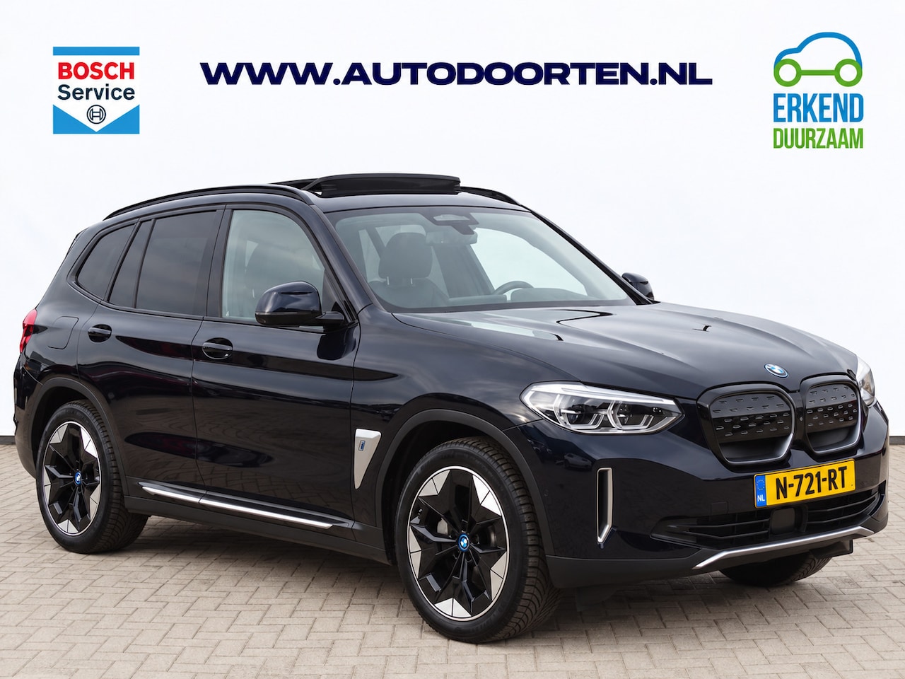 BMW iX3 - High Executive 80 kWh|Pano|Harman Kardon|Leder|All Season - AutoWereld.nl