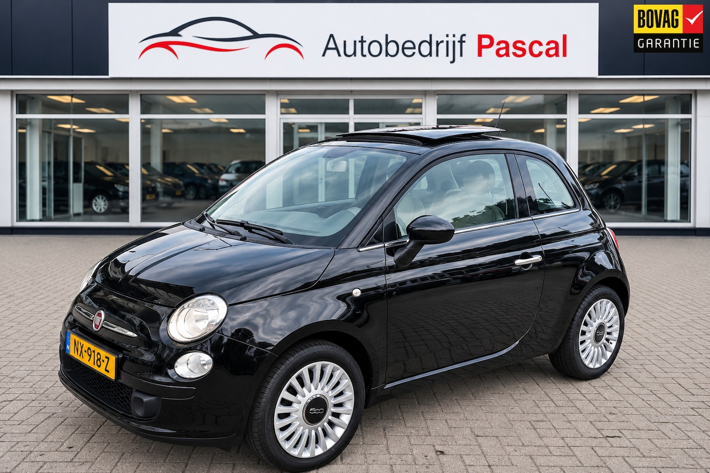 Fiat 500 - 1.2 Naked - Panoramadak - Carplay - - AutoWereld.nl