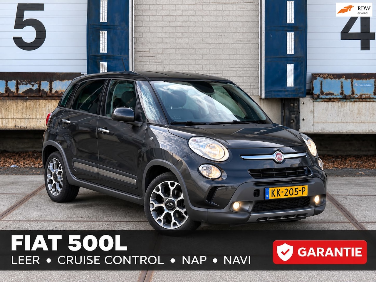 Fiat 500 L - 0.9 TwinAir Trekking 0.9 TwinAir Trekking (LEER-Cruis+NAVI+CLIMA+GARANTIE) - AutoWereld.nl