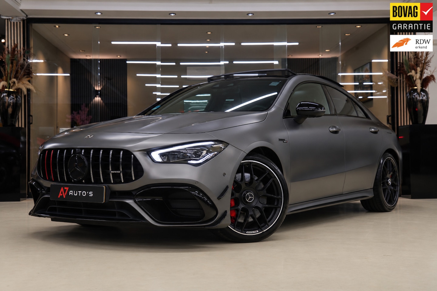 Mercedes-Benz CLA-Klasse - AMG 45 S 4MATIC+ Premium Plus PANO/CARPLAY/360CAM/BURM/MEMORY/VOL - AutoWereld.nl