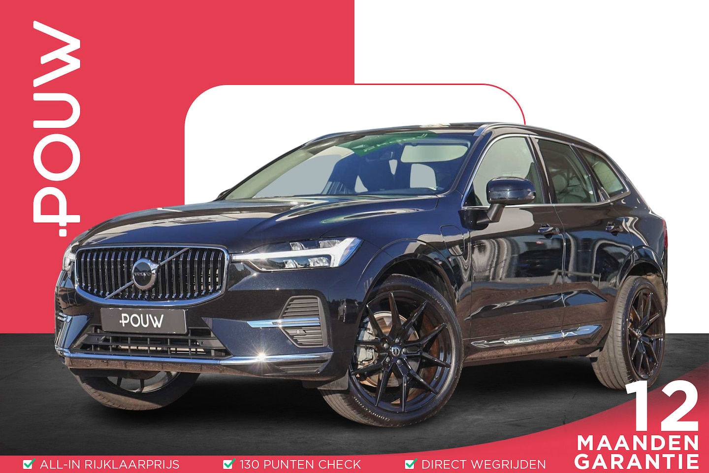 Volvo XC60 - 2.0 T6 Plug-in hybrid AWD Essential Edition Bright | SoH 94% | Trekhaak | Panoramadak | Le - AutoWereld.nl