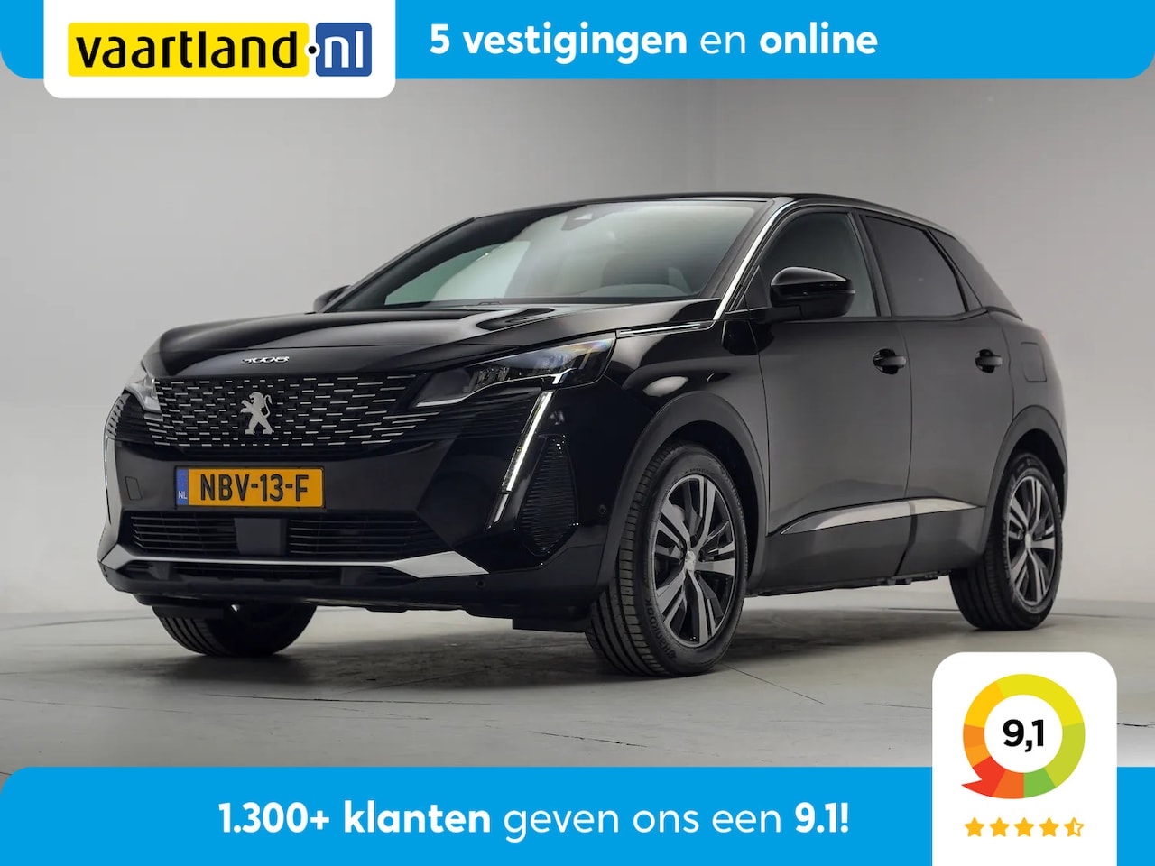 Peugeot 3008 - 1.6 HYbrid 225pk Allure Aut. [ LED Navi Apple/Android ] - AutoWereld.nl