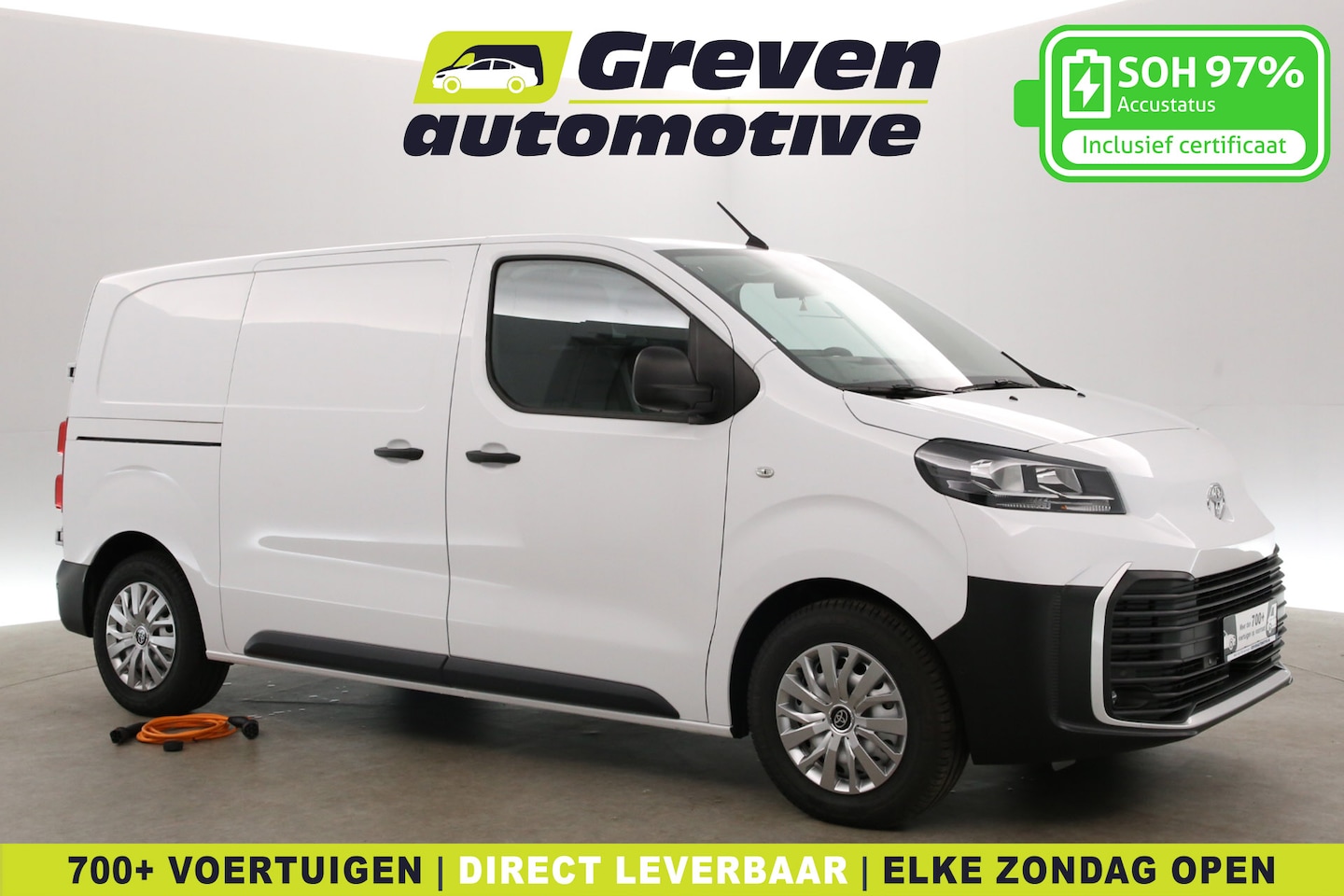 Toyota ProAce Electric Worker - 75 kWh Long Range L2H1 | Snelladen | SOH 97% | Airco | Camera | Virtual | 3 Zits | Cruise - AutoWereld.nl