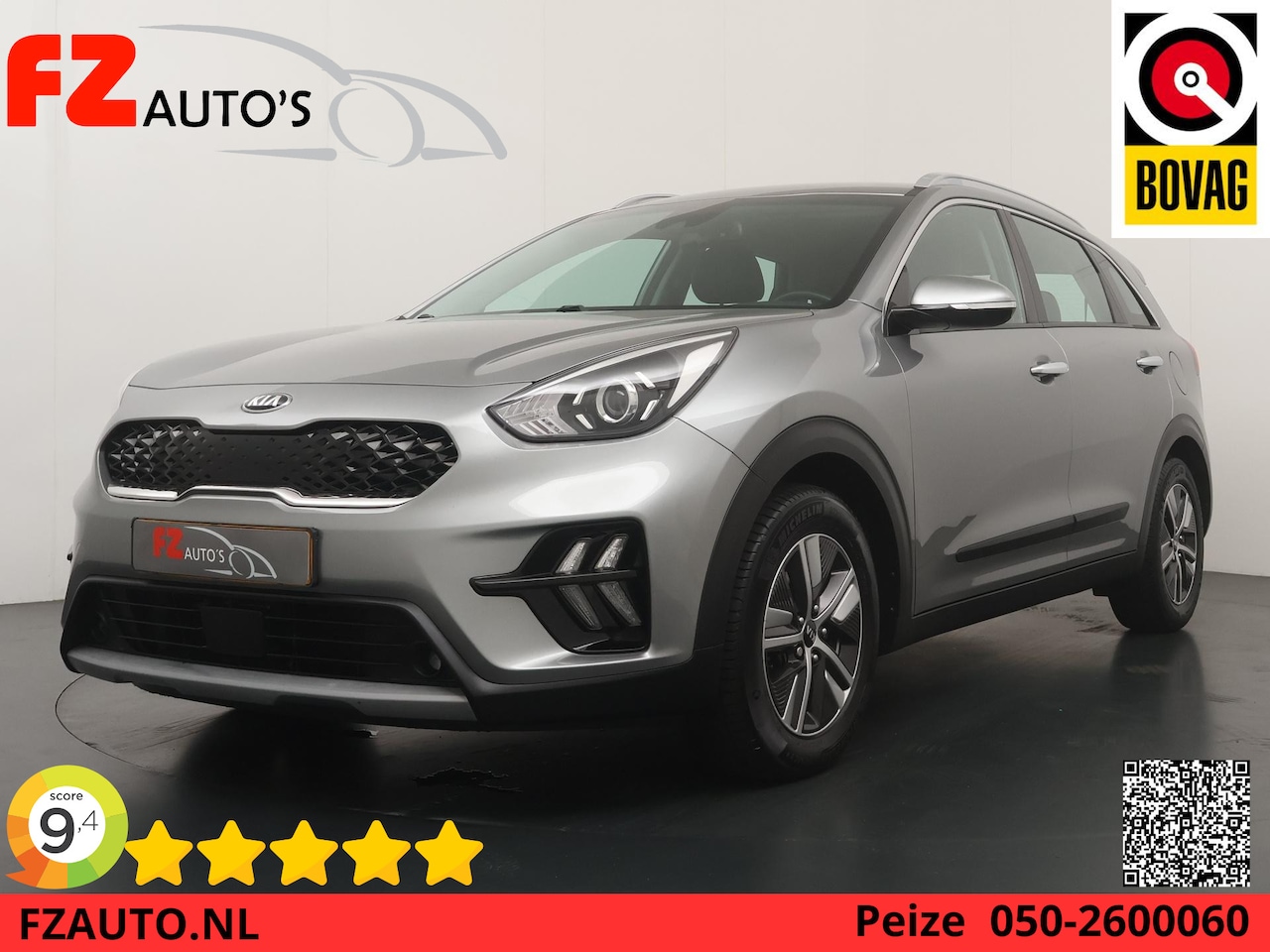 Kia Niro - 1.6 GDi Hybrid DynamicLine - Navigatie - Adaptive Cruise Control - Apple Carplay/Android A - AutoWereld.nl