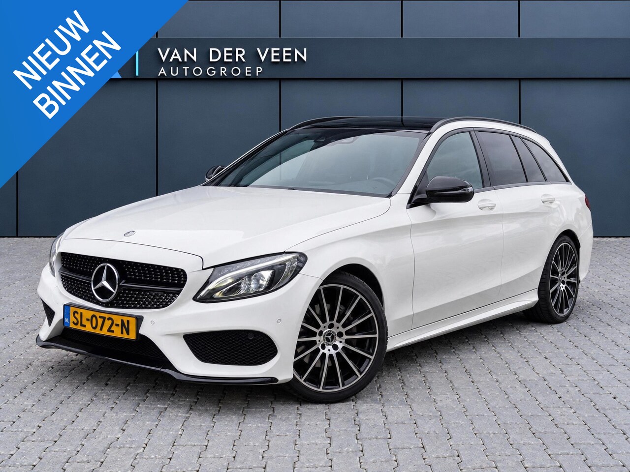 Mercedes-Benz C-klasse Estate - 180 Sport Edition Premium Plus | Incl. 12 maanden Garantie | Burmester Audiosysteem | Pano - AutoWereld.nl