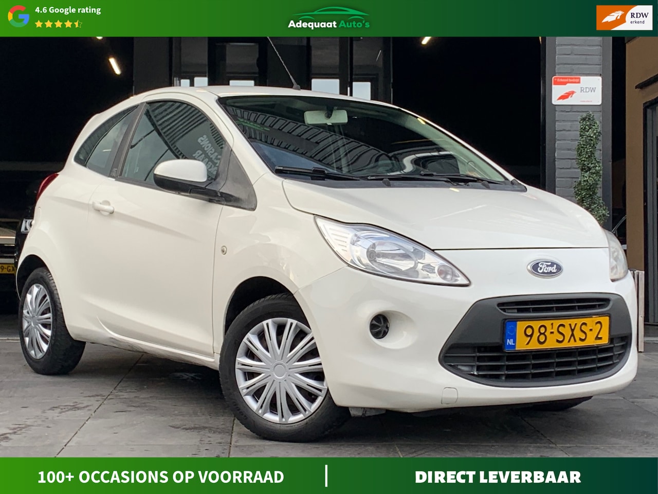 Ford Ka - 1.2 Cool & Sound start/stop|Trekhaak|Airco|El.Ramen - AutoWereld.nl