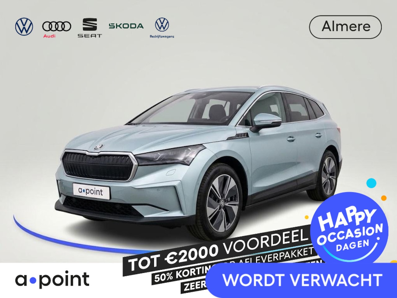 Skoda Enyaq iV - 80 Limited Edition 204pk | Navigatiesysteem full map | Warmtepomp | Voorstoelen verwarmd | - AutoWereld.nl