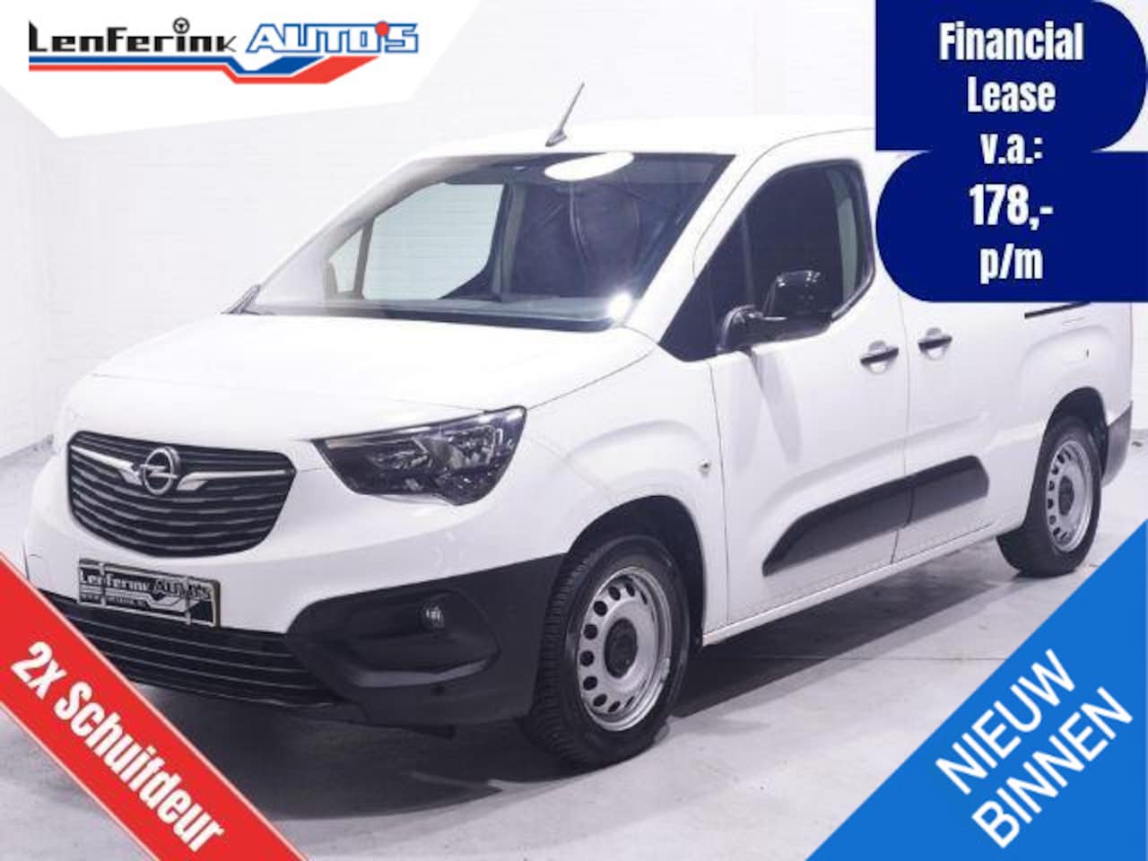 Opel Combo - 1.5D 102 pk L2H1 Edition Airco, 2x Schuifdeur, NAP Cruise Control, Opbergkasten Laadruimte - AutoWereld.nl