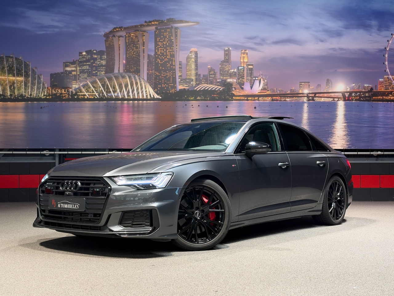 Audi A6 Limousine - 55 TFSI e quattro S Competition RS-Stoelen|B&o|Trekhaak|360camera|Panorama|Full Option - AutoWereld.nl