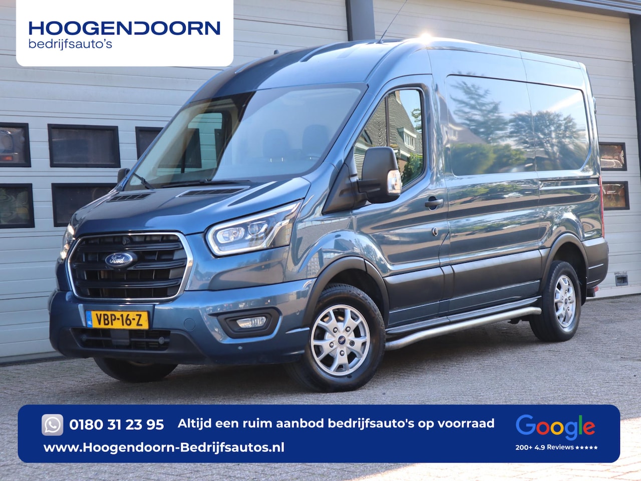 Ford Transit - 350 2.0 TDCI 185pk Euro 6 Automaat - L2H2 - Camera - Trekhaak - Stoelverwarming - AutoWereld.nl