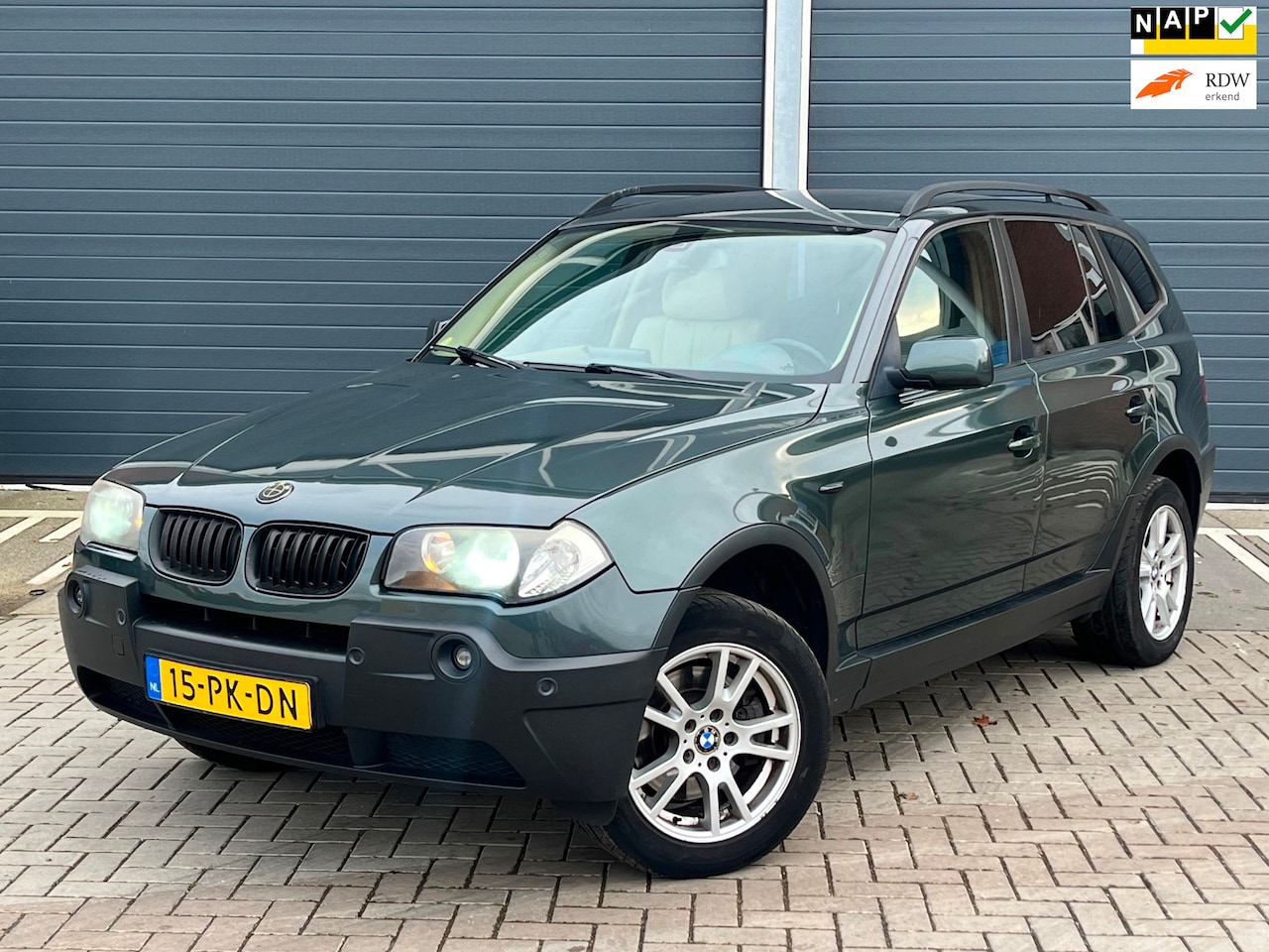 BMW X3 - 2.5i Executive AUTOMAAT 6 CILINDER IN LIJN NETTE AUTO MOOI GROEN - AutoWereld.nl