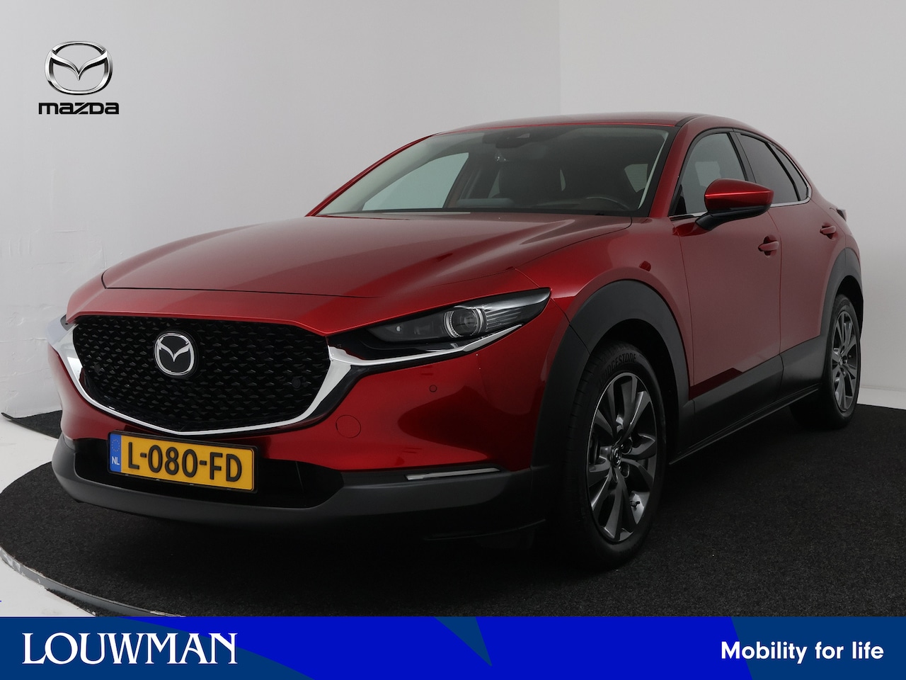 Mazda CX-30 - 2.0 e-SkyActiv-X M Hybrid Luxury Leder | Bose | Navigatie | Clima | Elektr. achterklep | C - AutoWereld.nl