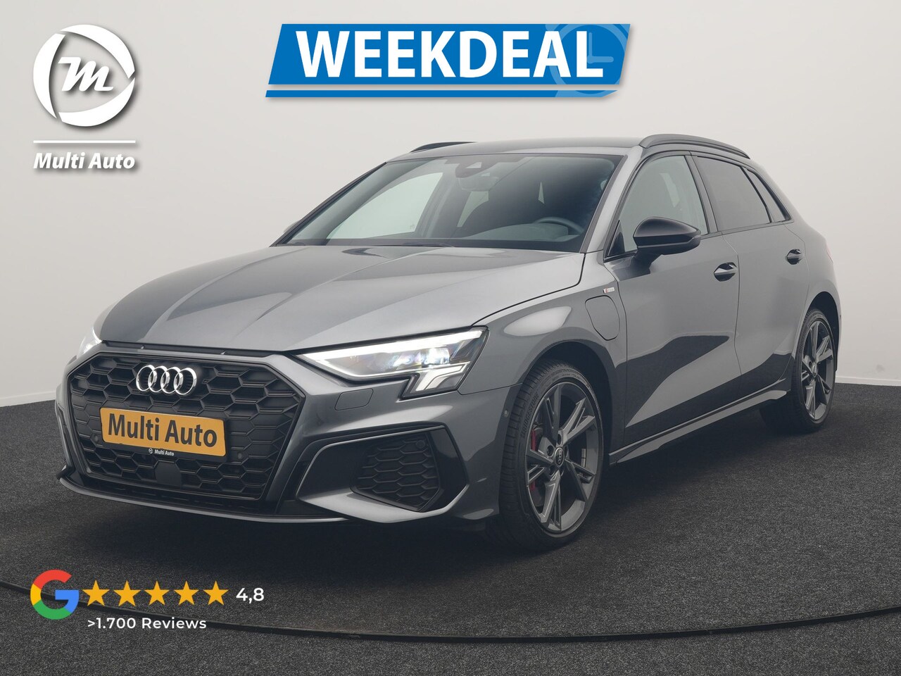 Audi A3 Sportback - 45 TFSI e S Line PHEV 245pk Dealer O.H. | Adaptive Cruise | Camera | Sportstoelen Verwarmd - AutoWereld.nl