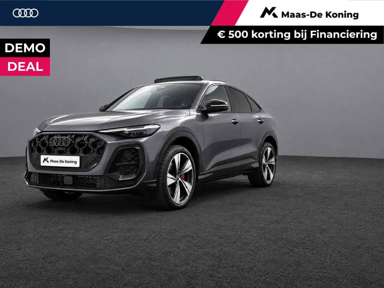 Audi Q5 Sportback - 2.0 TFSI e-hybrid 367pk Quattro S edition Competition · Panoramadak · Inklap. Trekhaak · 3 - AutoWereld.nl