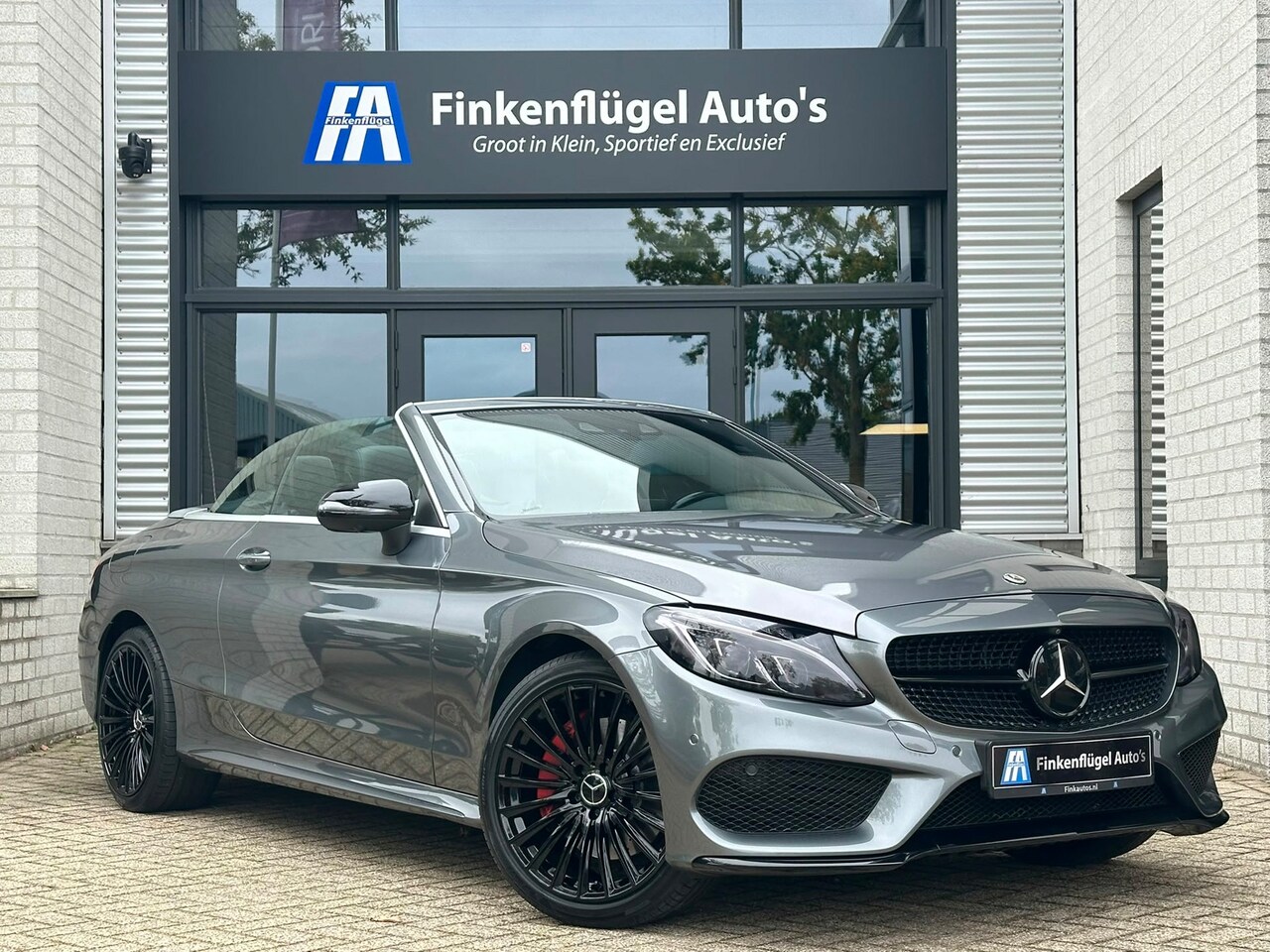 Mercedes-Benz C-klasse Cabrio - C400 4MATIC AMG-line |Burmester |Memory |Head-up |360'' |ACC |VOL | - AutoWereld.nl