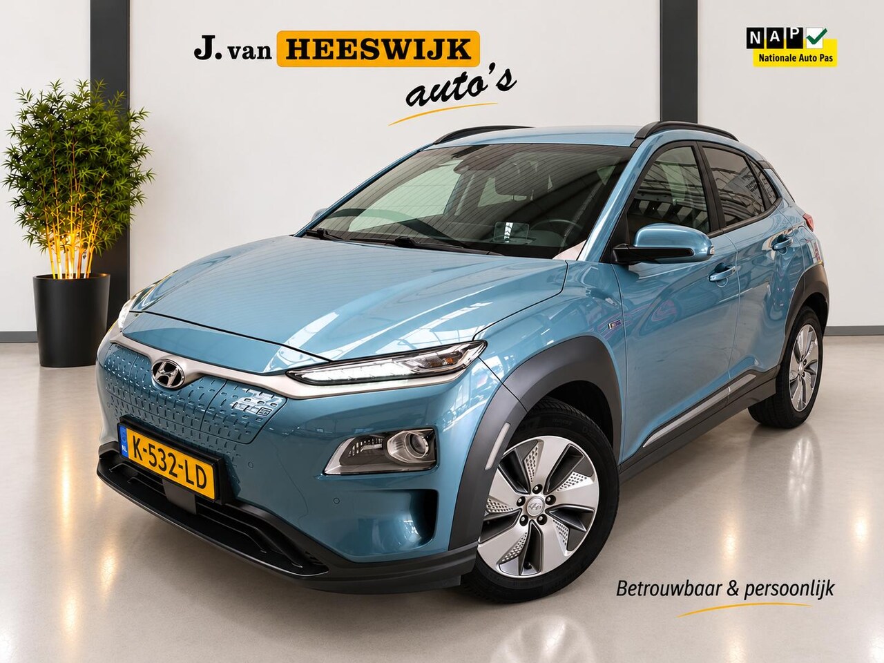 Hyundai Kona Electric - EV Limited 64 kWh Head up | Stoel koel+verwaming | Keyless | SOH 98,8% Camera + parkeersen - AutoWereld.nl