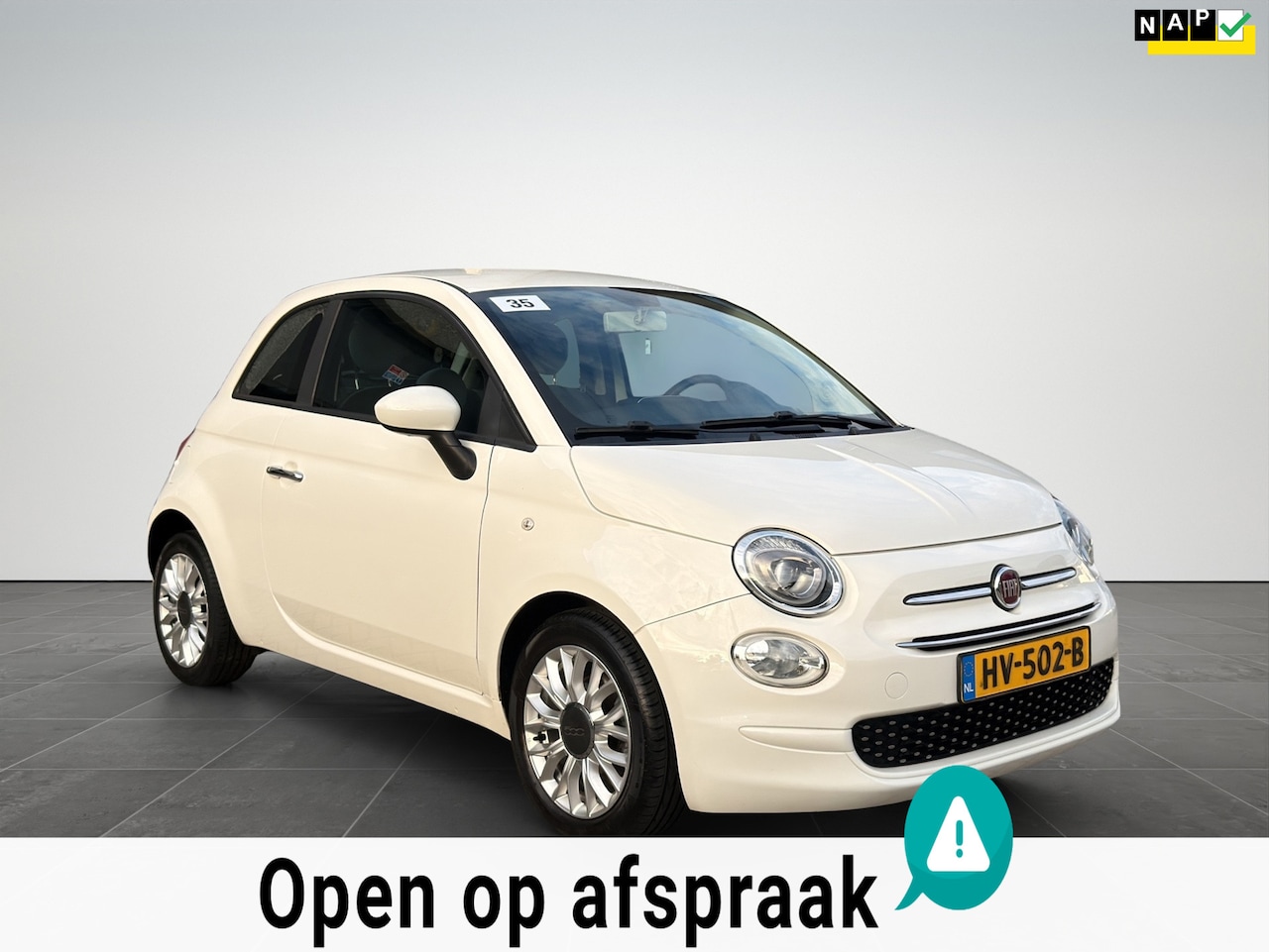 Fiat 500 - 0.9 TwinAir Turbo Popstar|Airco|Nap|DealerOnderhouden - AutoWereld.nl