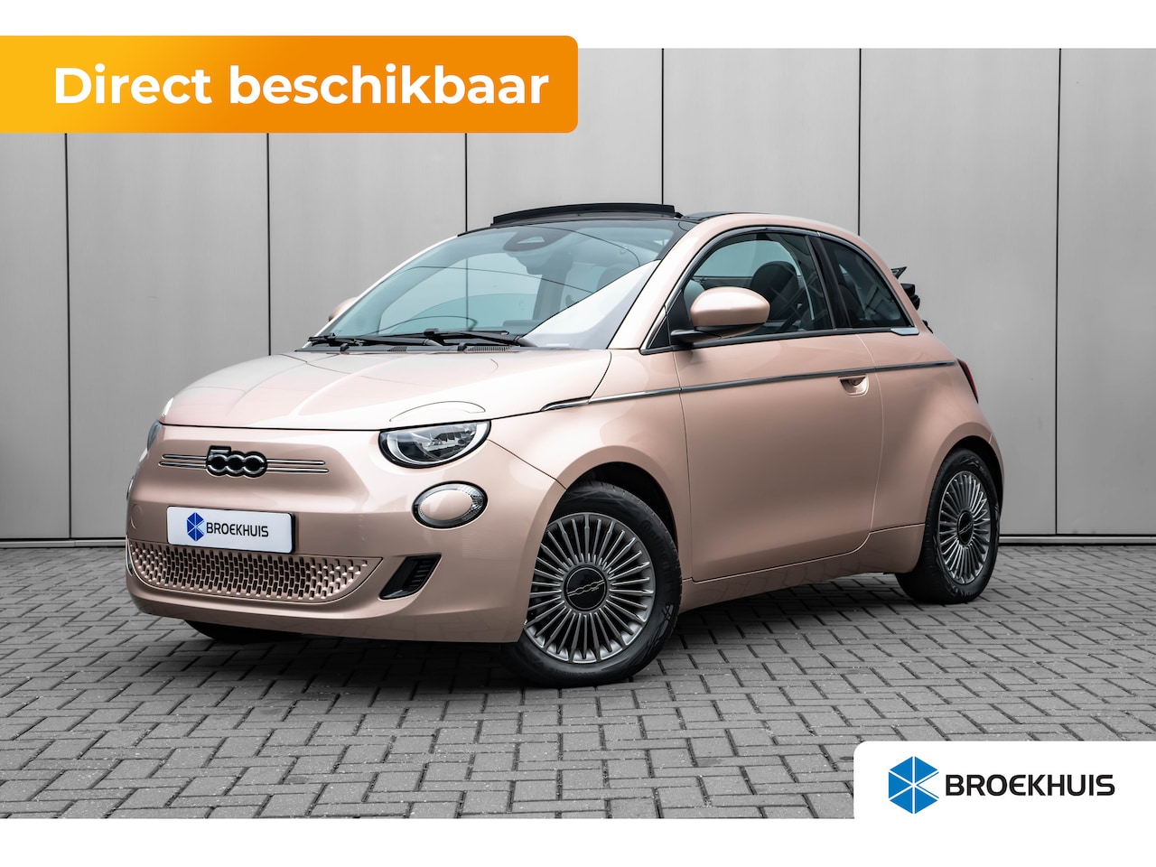Fiat 500e - Cabrio Icon 42KWH l Uniek!! Slecht 82km! l Apple Car Play/Android l Climate Control l Cr C - AutoWereld.nl