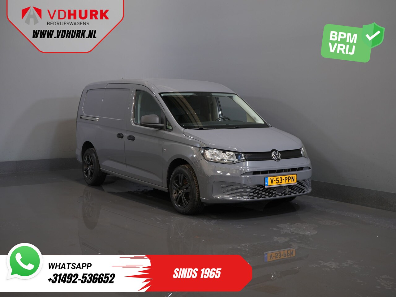 Volkswagen Caddy Cargo Maxi - 2.0 TDI 125 pk DSG Aut. Carplay/ Airco/ Cruise/ 16”LMV/ PDC - AutoWereld.nl