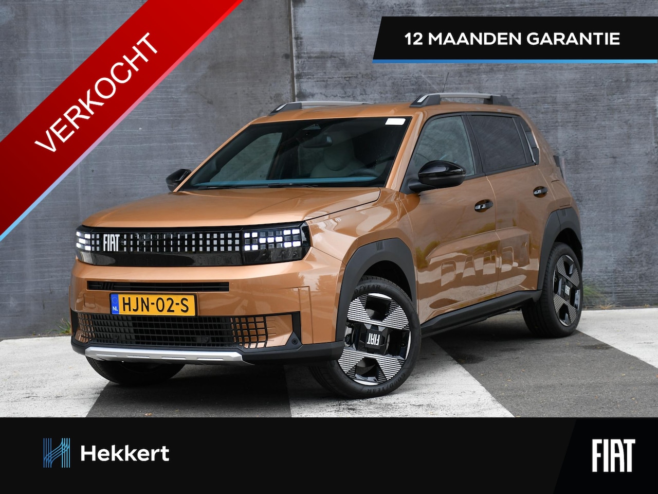 Fiat Grande Panda - La Prima 44kWh 113pk Automaat STOEL/STUURVERWARMING | CAMERA | APPLE CARPLAY/ANDROID AUTO - AutoWereld.nl