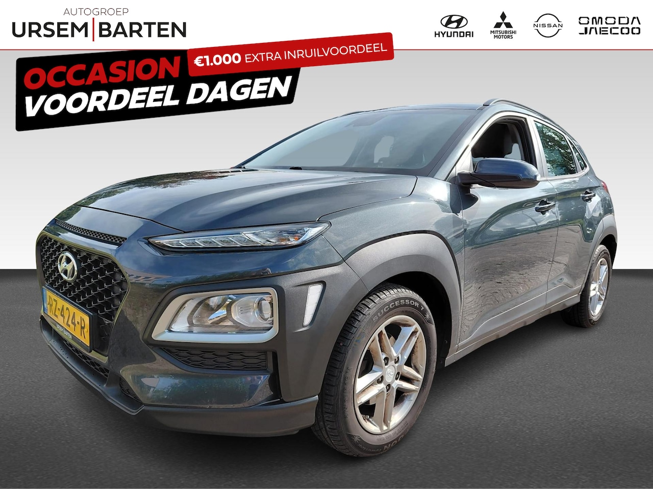 Hyundai Kona - 1.0T Comfort | Achteruitrijcamera | Airco (automatisch) | Apple Carplay/Android Auto|telef - AutoWereld.nl