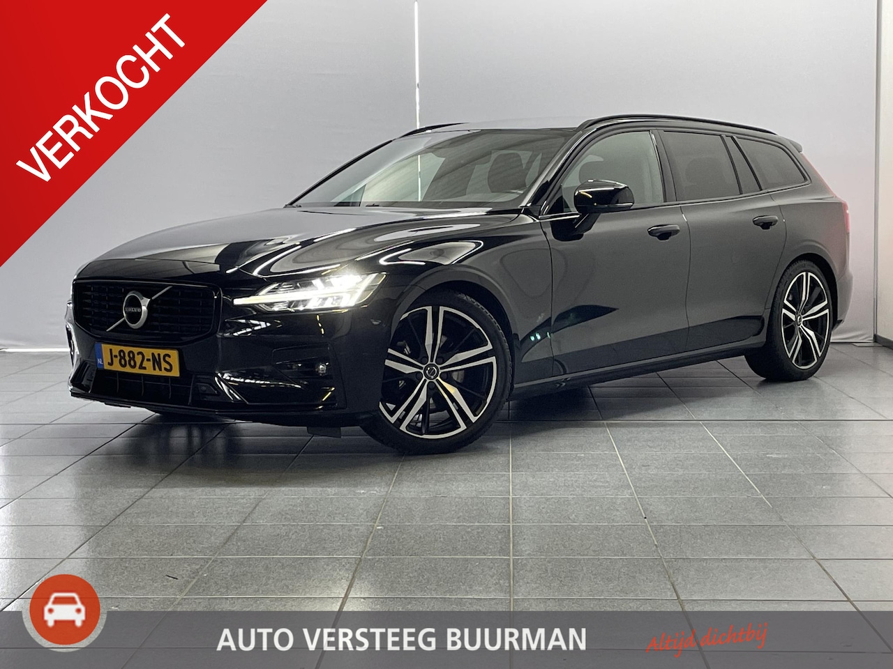 Volvo V60 - 2.0 B3 R-Design Automaat Origineel Nederlands, Elektrisch Verstelbare Stoelen, Lederen Bek - AutoWereld.nl