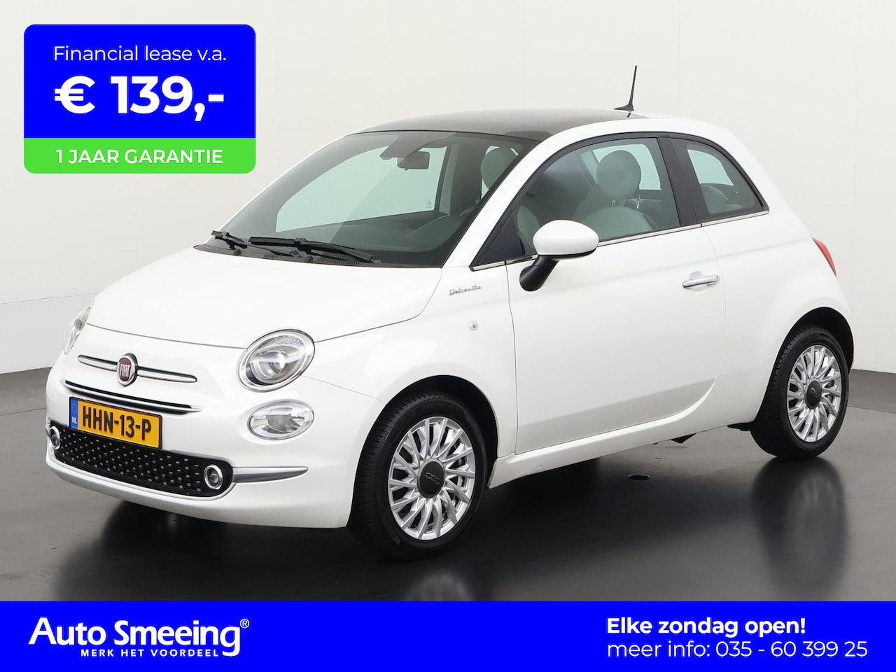 Fiat 500 - 1.0 Hybrid Dolcevita | Panoramadak | Zondag Open! - AutoWereld.nl
