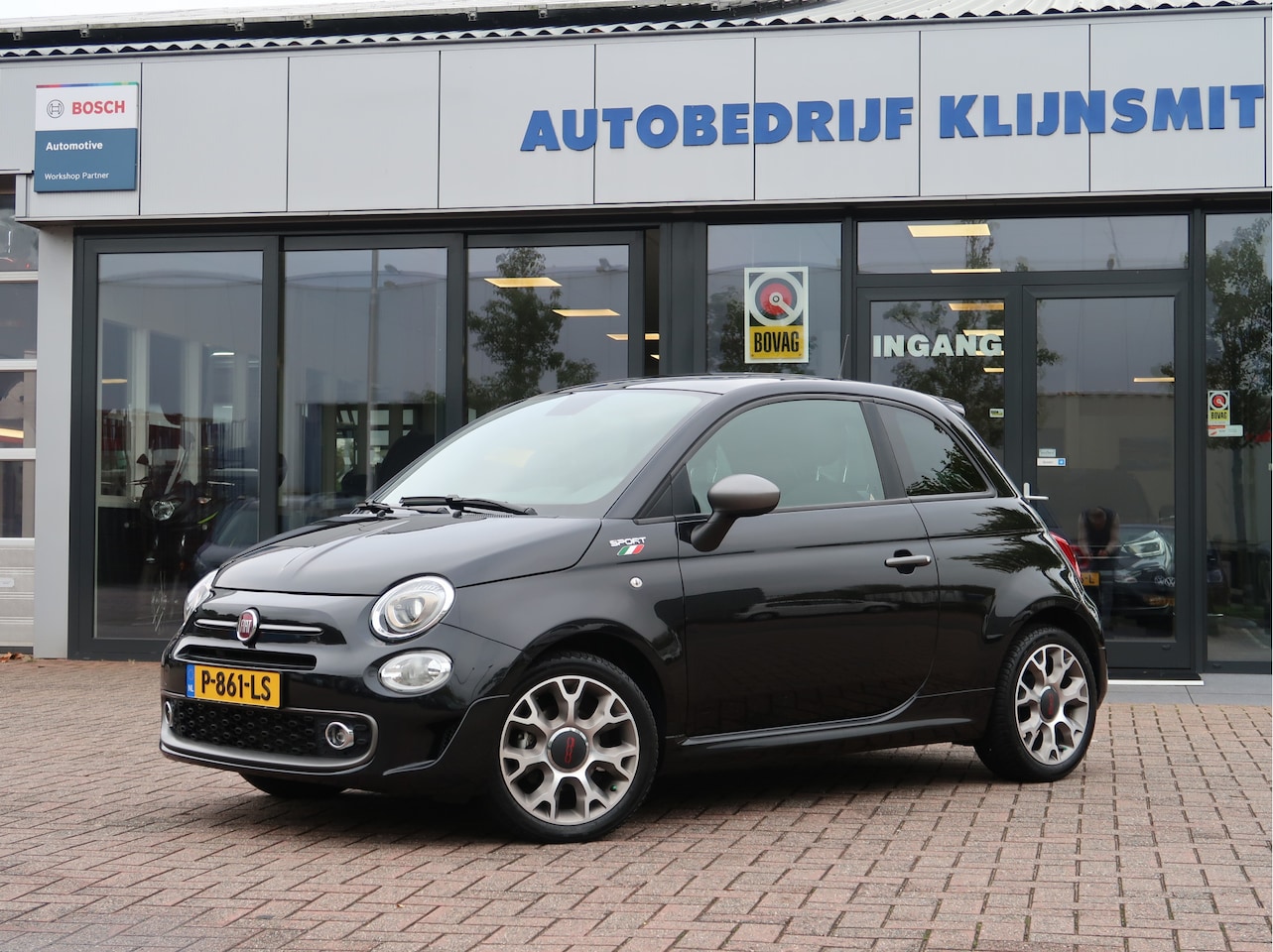 Fiat 500 - 1.0 Hybrid Sport | Panoramadak | Parkeersensoren | - AutoWereld.nl