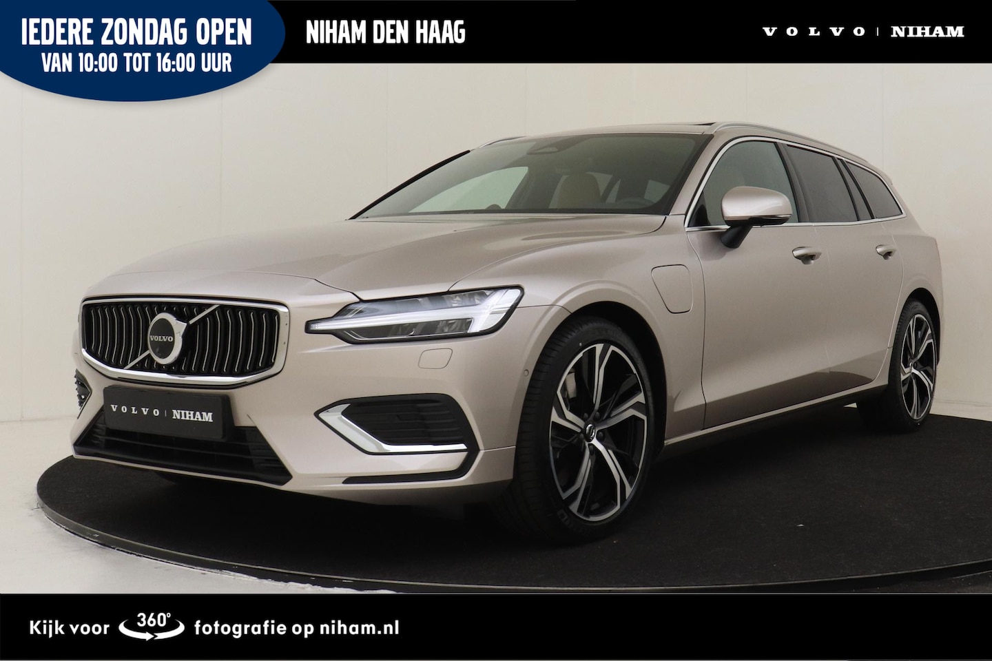 Volvo V60 - T6 PLUG-IN HYBRID AWD ULTRA BRIGHT *FULL OPTIONS!* -PANO.DAK|BOWERS&WILKINS|GEVENT.LEDER+M - AutoWereld.nl