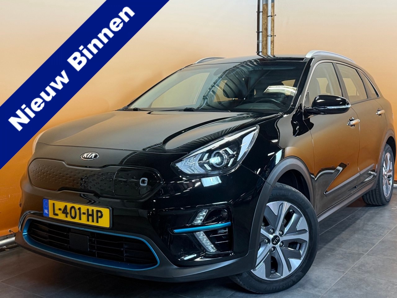 Kia e-Niro - DynamicLine 64 kWh soh 100% | navi | carplay | fabr gar 5/28 - AutoWereld.nl