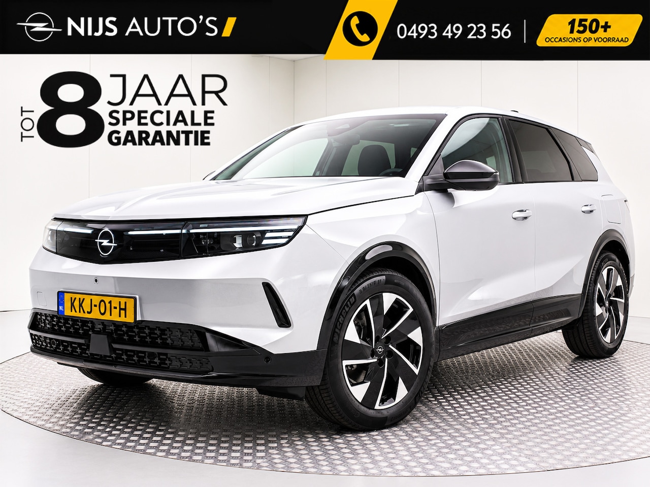 Opel Grandland Electric - Business Ed. 73 kWh | 8 jr. garantie | Camera v&a + 360 | Panoramadak | Head-up Disp. | Ke - AutoWereld.nl