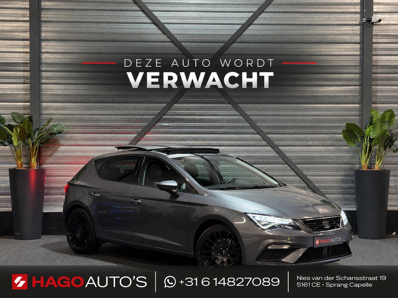 SEAT Leon - 1.8 TSI FR AUT/180-PK!/LED/LEDER/PANO/NAVI/CARPLAY/BEATS/CRUISE/ACC/PDC/DCC/VDOH/12-MND-GA - AutoWereld.nl