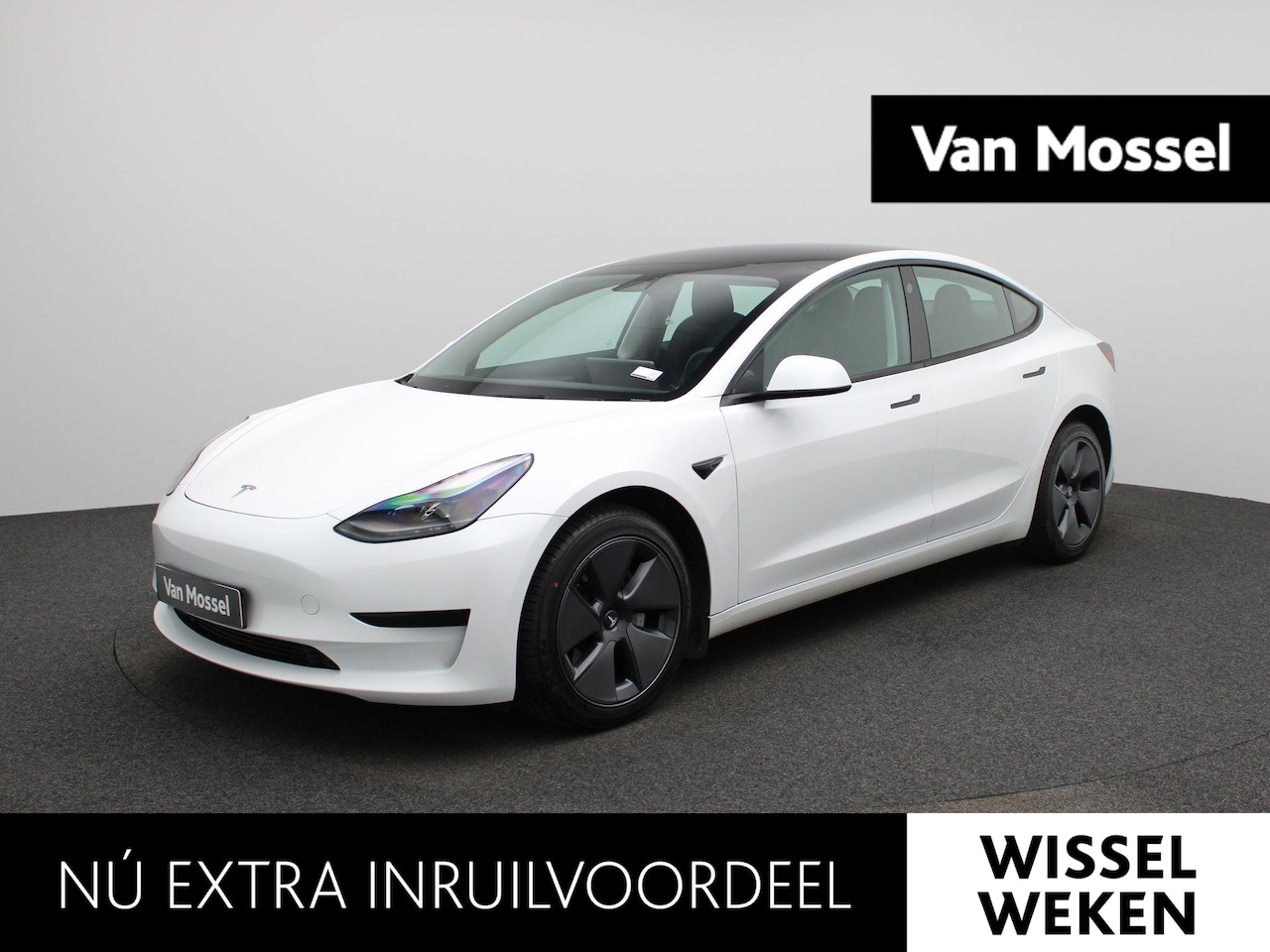 Tesla Model 3 - Standard RWD Plus 60 kWh | SOH 92,9% | Automaat | Panorama dak | Stoel verwarming | Leder - AutoWereld.nl