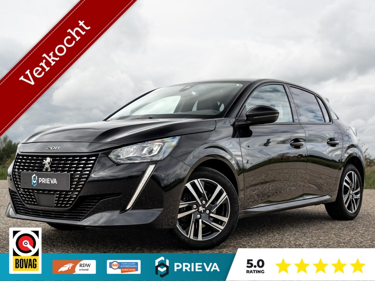 Peugeot 208 - 1.2 PureTech Allure Automaat 100PK | Dealer Onderhouden | Apple/Android auto | Navigatie | - AutoWereld.nl