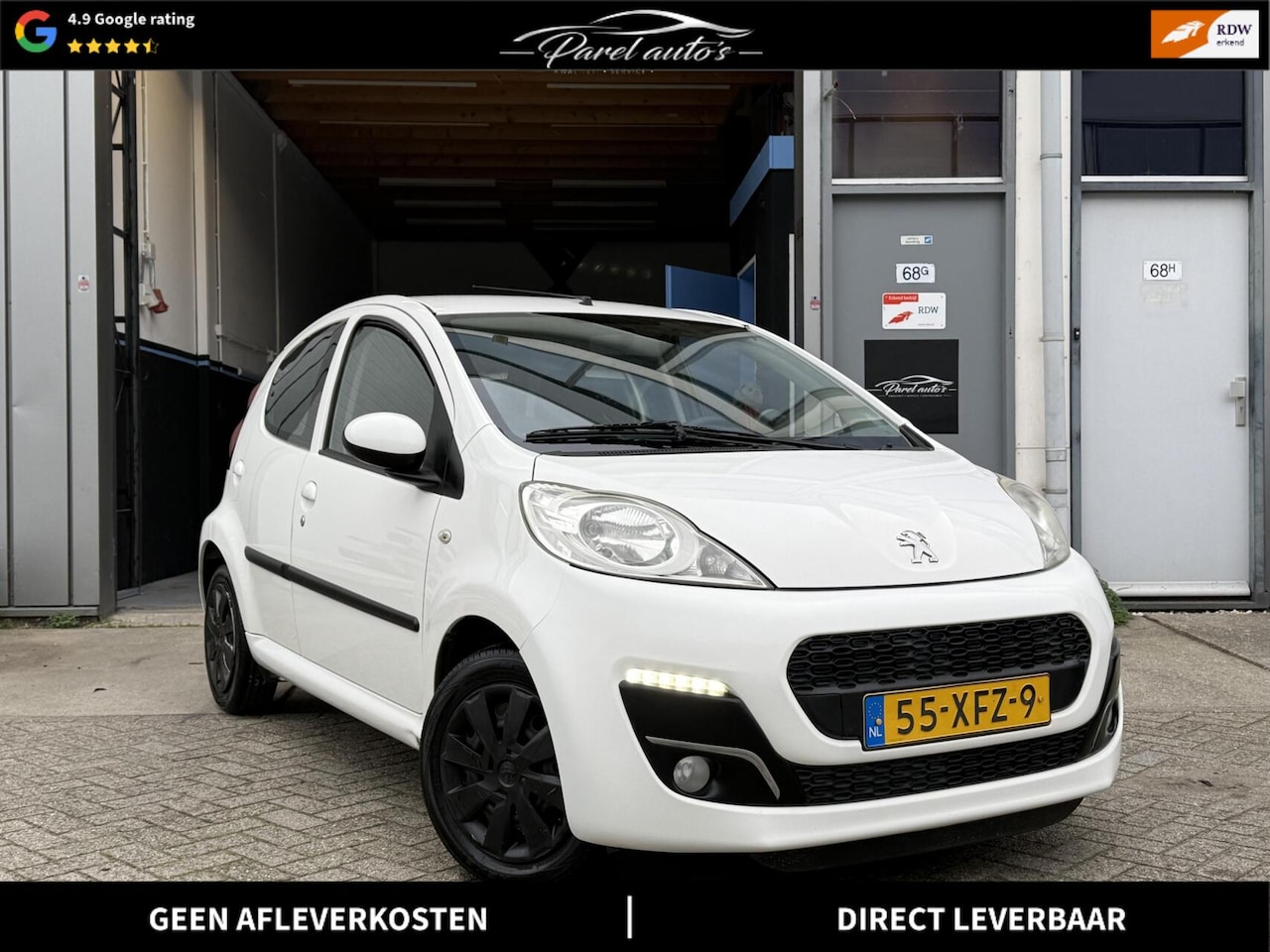 Peugeot 107 - 1.0 Blue Lease|APK|NAP|Airco|Carplay|1 STE EIG - AutoWereld.nl
