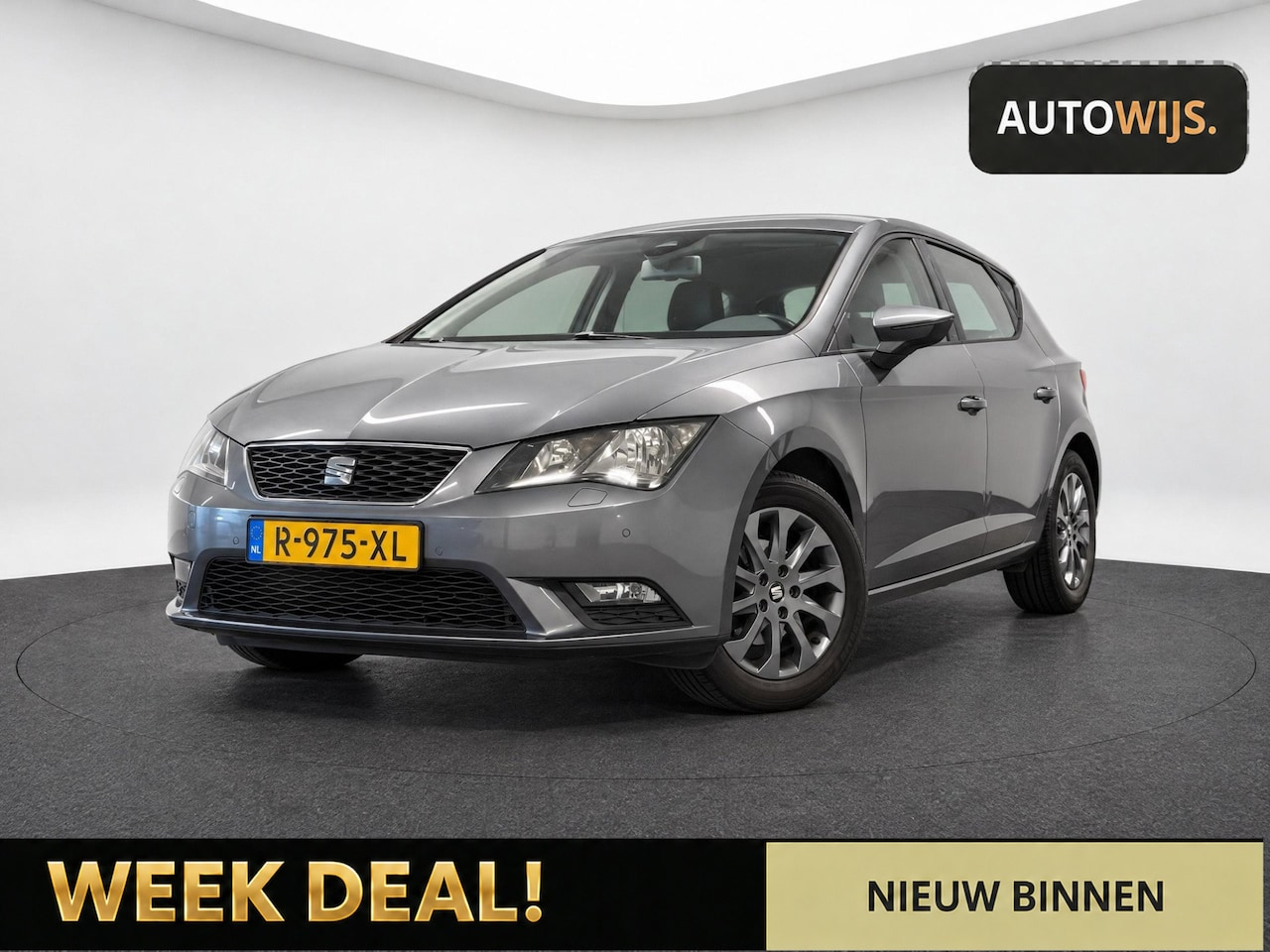 SEAT Leon - 1.2 TSI Style|NAVI|PDC|STOELVERW|CRUISE|CLIMA|LM-VELG - AutoWereld.nl