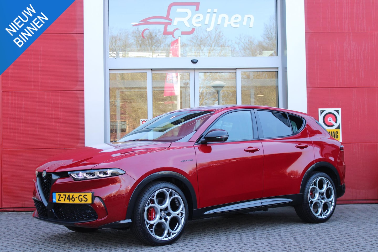 Alfa Romeo Tonale - 1.5T 160PK HYbrid VELOCE | LEDEREN BEKLEDING | VOORSTOELEN / STUUR VERWARMD | VOORSTOELEN - AutoWereld.nl