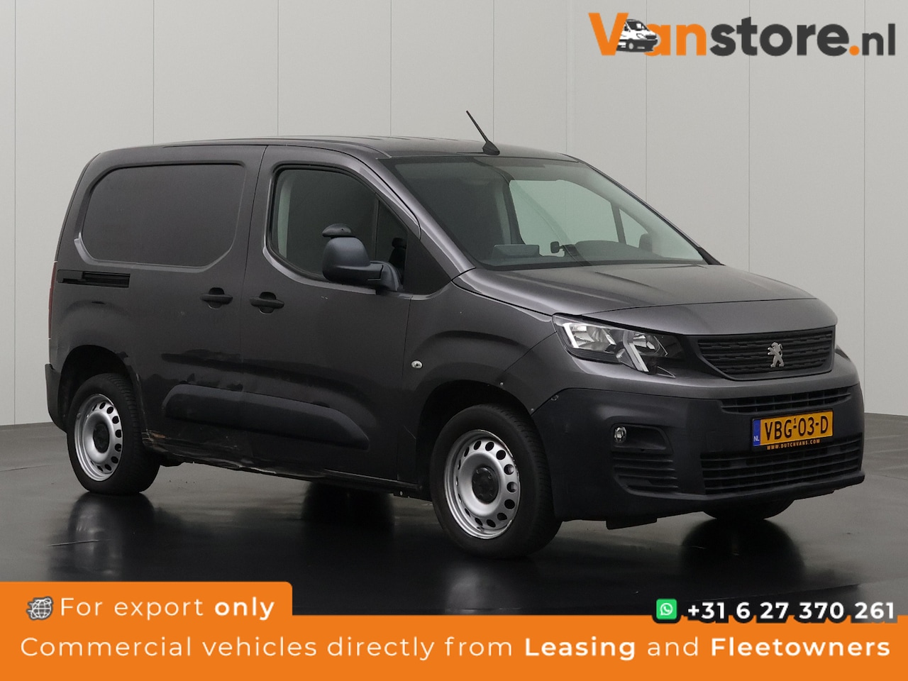 Peugeot Partner - 1.6 BlueHDI Premium | 3-Zits | Euro 6 | Multimedia | Airco - AutoWereld.nl