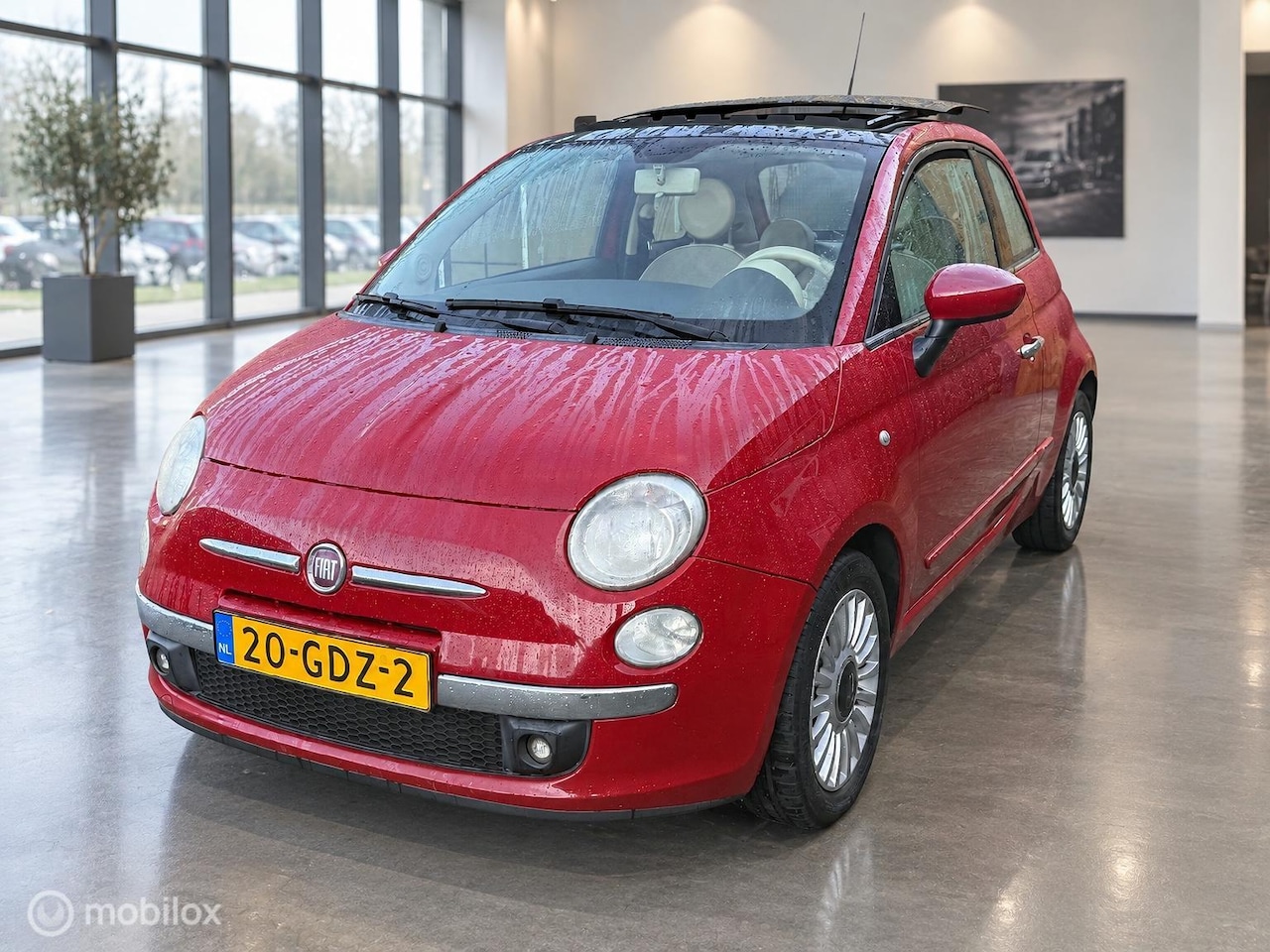 Fiat 500 - 1.4-16V Lounge Airco|Pano|Nieuwe APK - AutoWereld.nl