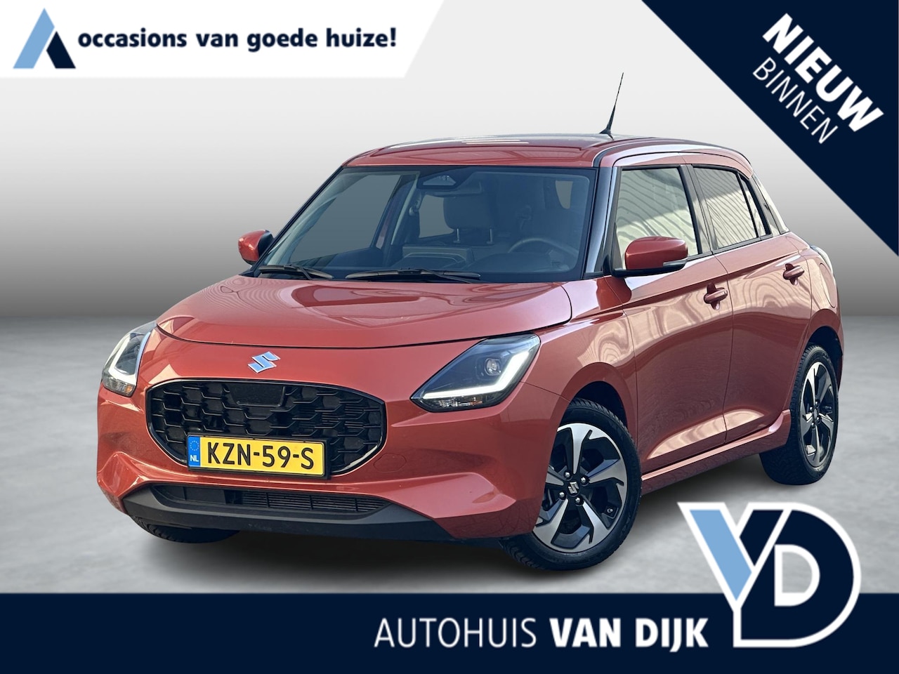 Suzuki Swift - 1.2 Style Smart Hybrid |Carplay|Camera|Navi|Stoelverw.|Cruise|Lane Assist - AutoWereld.nl