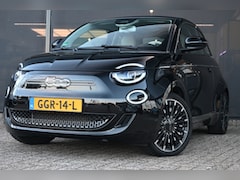 Fiat 500e - 42 kWh 95, 7%SOH La Prima 3-Fase | Vol-Leder | Achteruitrijcamera | Stoelverwarming | Adap