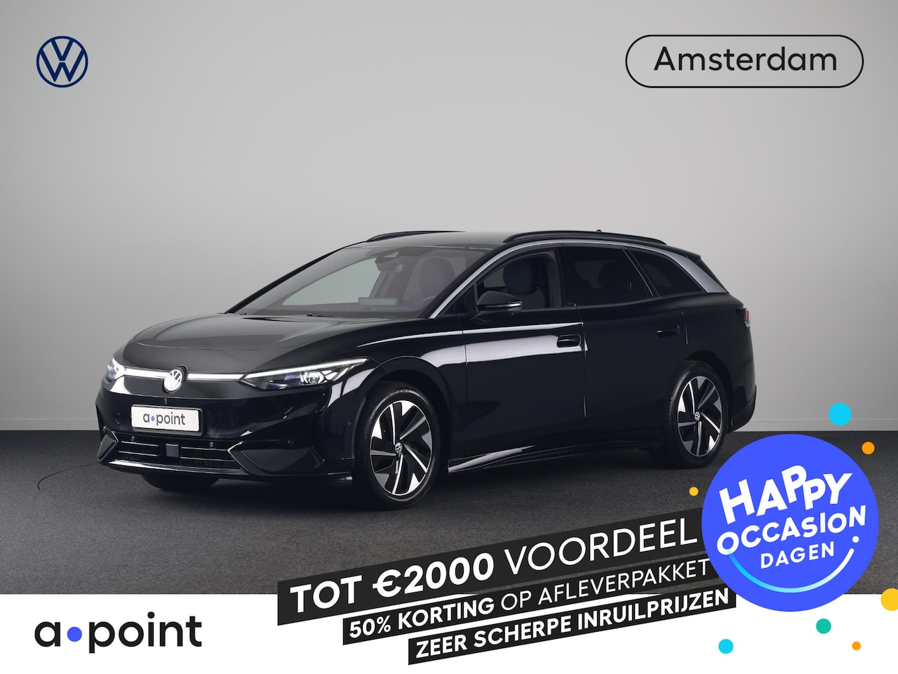 Volkswagen ID.7 Tourer - Pro 77 kWh SOH 100% |286 pk | Navigatie | Warmtepomp | Trekhaak (wegklapbaar) | Parkeersen - AutoWereld.nl
