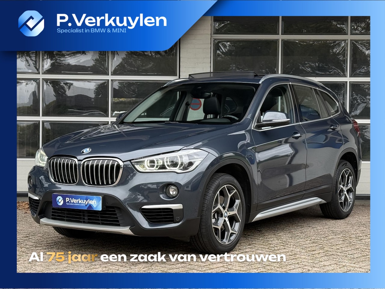 BMW X1 - sDrive18i X LINE | HEAD UP | PANORAMA | CAMERA | STOELVERWARMING | PARKEERSENSOREN | - AutoWereld.nl