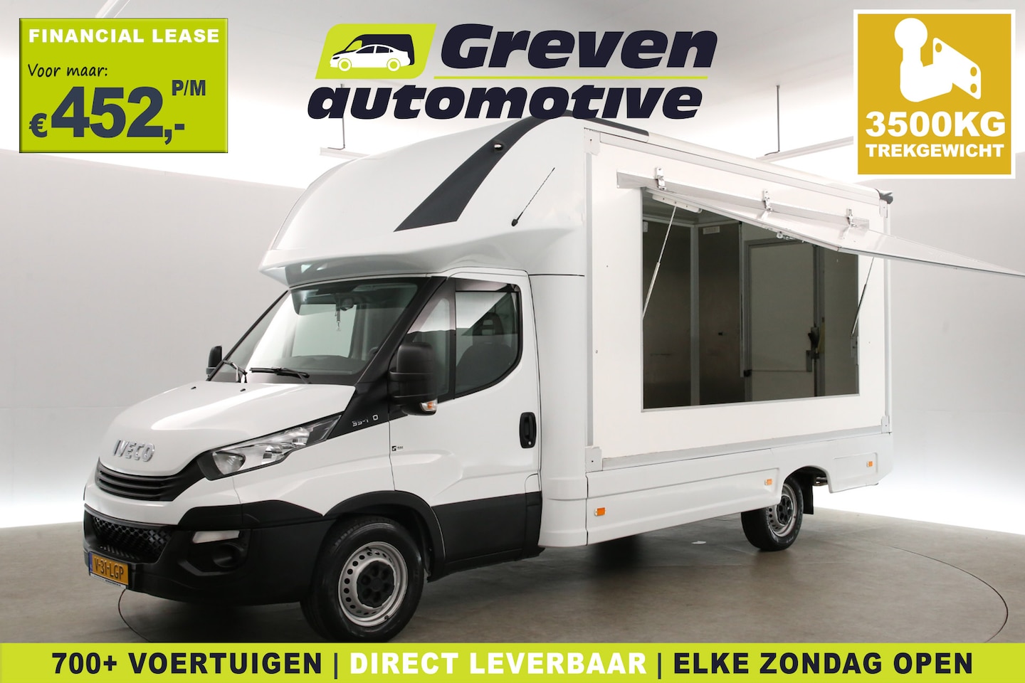 Iveco Daily - 35 S 14 300 35S14 2.3 410 | Foodtruck | Verkoopwagen | 3500KG Trekgew. | Airco | Camera | Zijdeur | Ev - AutoWereld.nl