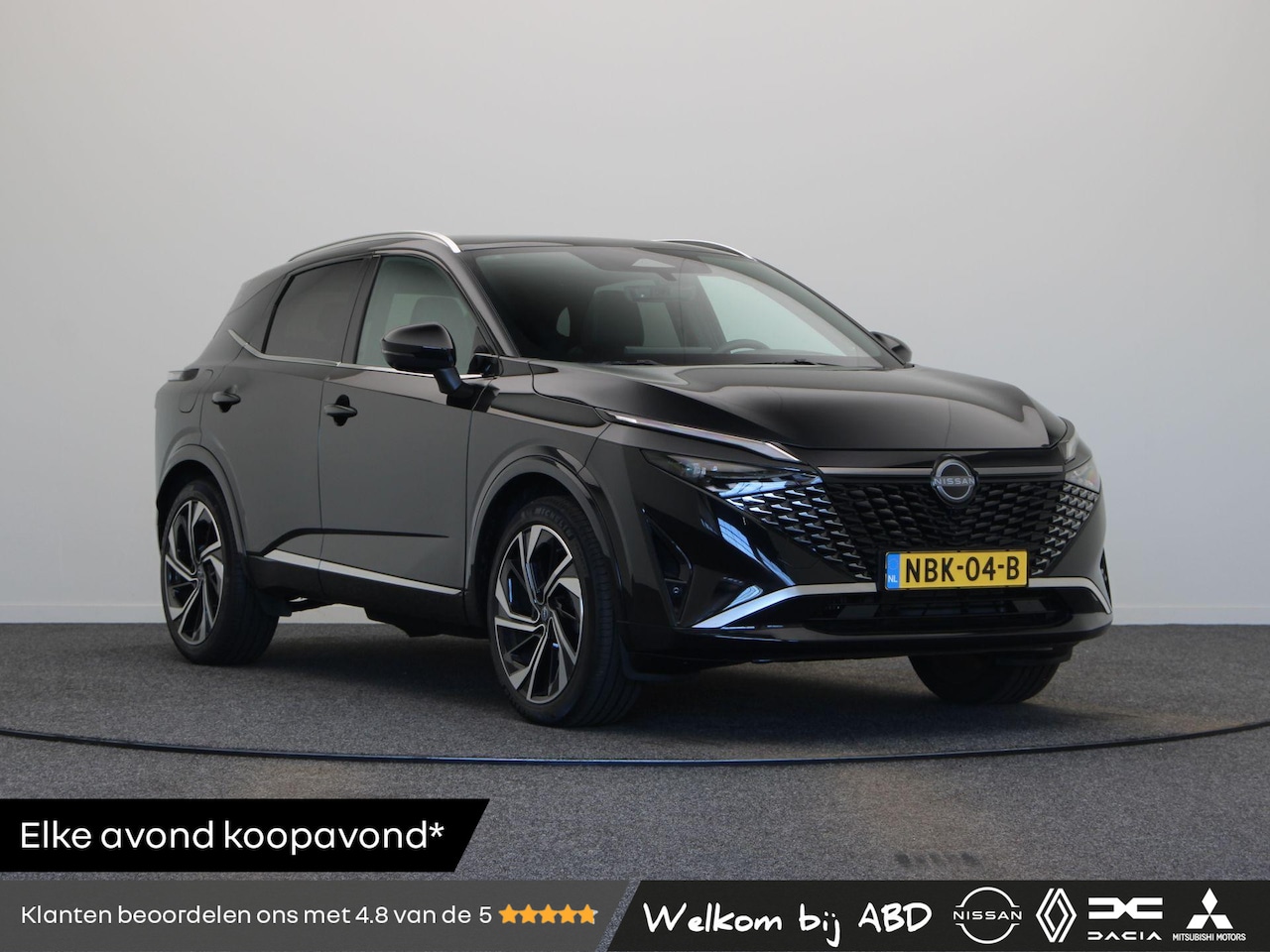 Nissan Qashqai - 158pk MHEV Xtronic Tekna Plus | Trekgewicht 1800KG | Panoramadak | Lederen bekleding | Bos - AutoWereld.nl