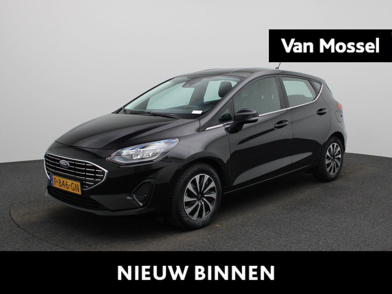 Ford Fiesta - 1.0 EcoBoost Hybrid Titanium | AUTOMAAT! | Cruise Control | Airco | Draadloos Opladen | Na - AutoWereld.nl
