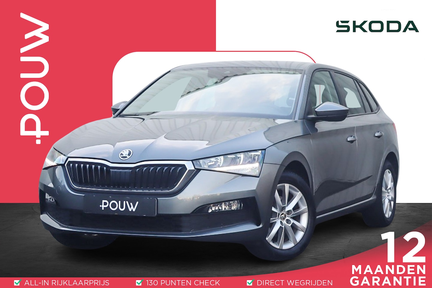 Skoda Scala - 1.0 TSI 110pk Ambition | Apple Carplay/Android Auto | Parkeersensor Achter - AutoWereld.nl