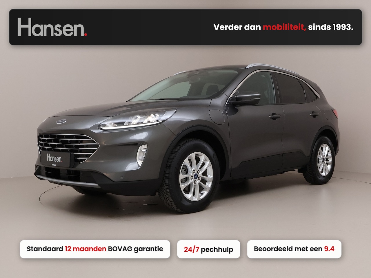 Ford Kuga - 2.5 PHEV Titanium I Winterpakket I Cruise Control I Verwarmde Achterbank I CarPlay I Camer - AutoWereld.nl